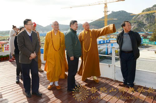 佛教-国宗局与中佛协领导一行视察观音法界建设工作