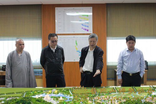 观音-浙江省政协副主席汤黎路赴观音法界工程现场调研