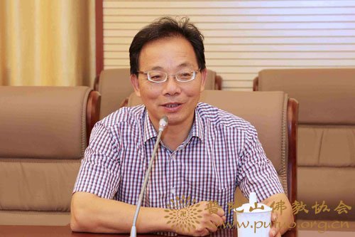 佛教-舟山市委常委、市委统战部部长忻海平赴中国佛学院普陀山学院教师节慰问