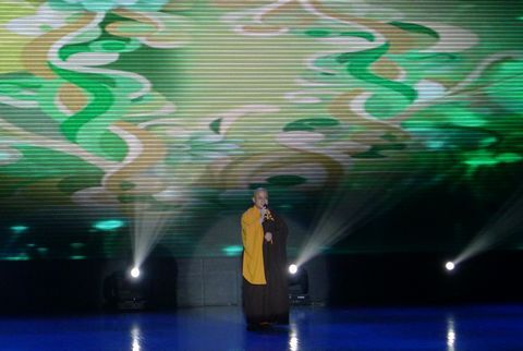 普陀山-2011普陀山文艺汇演佛协奉献节目并获得一等奖
