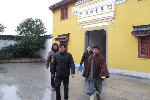 消防-佛协沈小杨副会长率综治办一行对全山各寺院（单位）进行消防安全