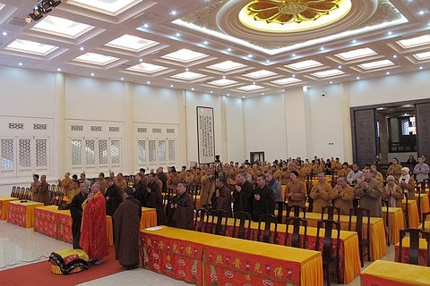 佛教-中佛协教务部主任宏度法师于宝陀讲寺作《一切都在因缘中》讲座