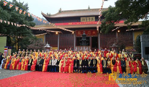 净慈寺-道慈会长出席杭州净慈寺方丈戒清法师升座法会