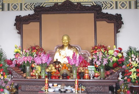 佛教-重兴普陀妙善慈祖老和尚示寂纪念日全山各寺院举行法会活动