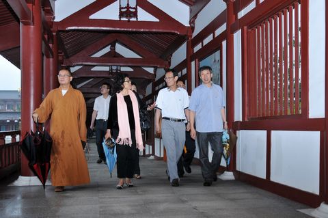 郭伟-国家宗教事务局外事司司长郭伟一行来山视察