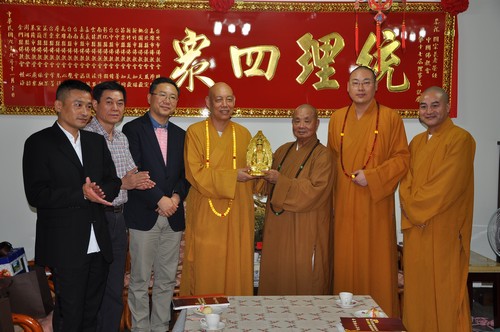 佛教-忻海平部长、道慈会长率观音文化园工作小组赴台考察