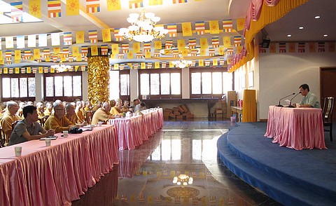 佛教-普陀山佛协召开2011年第三次全山执事学习会议