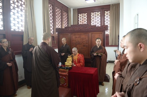 佛教-耀阳法师应邀于宝陀讲寺作《指方立相所诠义理》佛学专题讲座