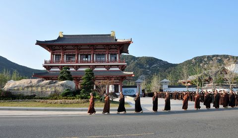 佛教-普陀讲寺举行第一期消灾祈福共修法会