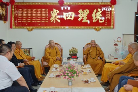佛教-本会副会长信光法师一行赴台进行法务交流活动