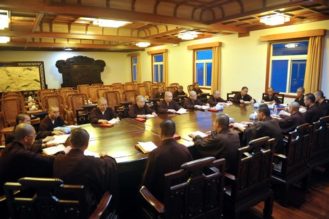 佛教-普陀山佛协僧伽培训班完成2012年上半年学习内容