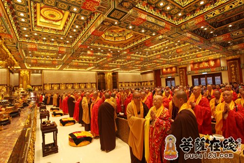 佛教-道慈大和尚应邀赴香港出席宝莲禅寺万佛宝殿落成开光庆典法会