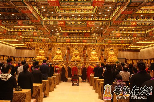 佛教-道慈大和尚应邀赴香港出席宝莲禅寺万佛宝殿落成开光庆典法会