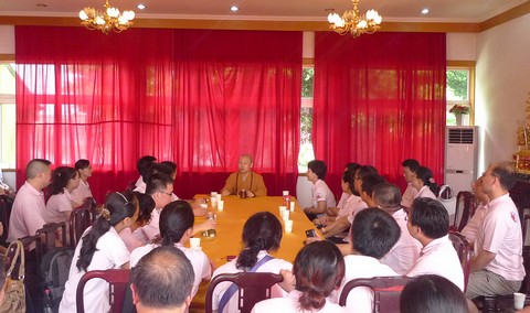 佛教-佛协副会长智宗法师与全国社区卫生系统人员座谈