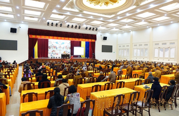 佛教-宗舜法师应邀于宝陀讲寺作《药师法门修学要义》佛学专题讲座