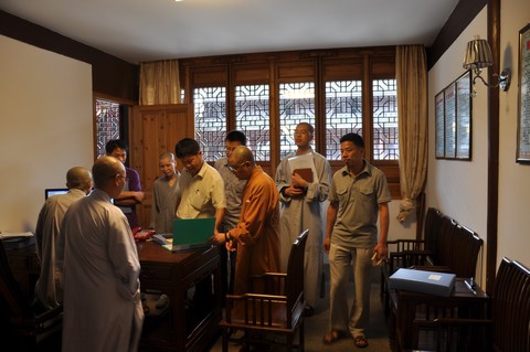 全山第二阶段“创建和谐寺院”工作指导小组对15座寺院展开自查指导活动