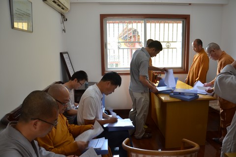 全山第二阶段“创建和谐寺院”工作指导小组对15座寺院展开自查指导活动
