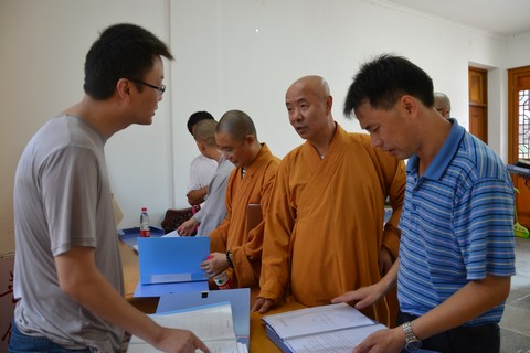 全山第二阶段“创建和谐寺院”工作指导小组对15座寺院展开自查指导活动