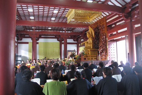 普陀山-中国佛学院普陀山学院普陀讲寺举行地藏七法会