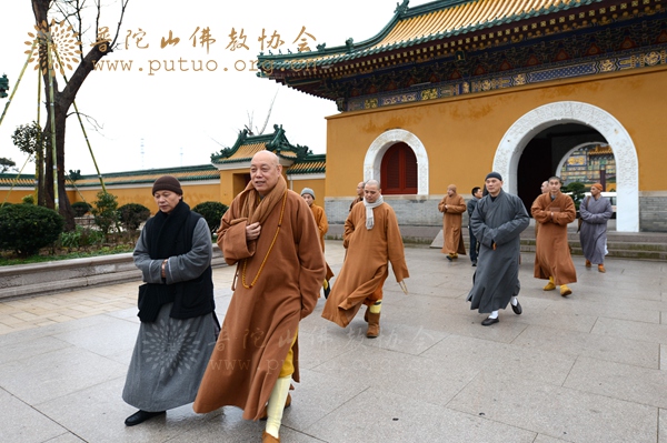 佛教-会长道慈大和尚一行赴全山各寺院走访慰问