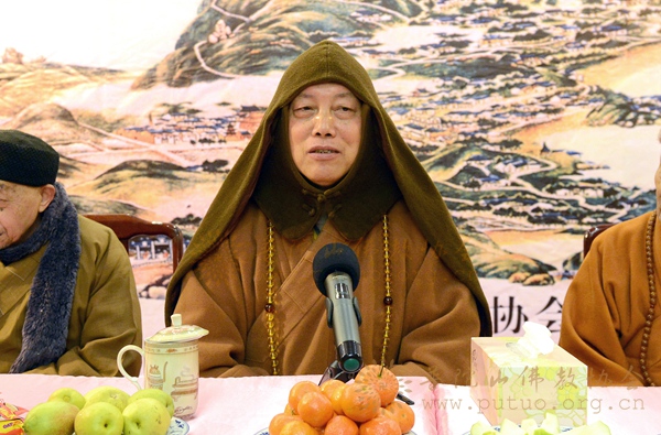 佛教-除夕夜道慈大和尚请僧众吃普茶迎丙申新春