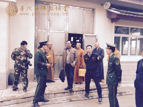 佛协综治办进行2.19香会期前安全检查