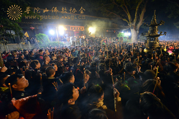 观音-普济禅寺丙申年二月十九观音香会期进香活动安全有序