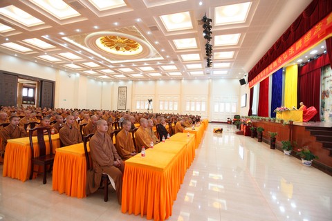 佛学-会闲法师应邀于宝陀讲寺作《吉祥人生》佛学专题讲座