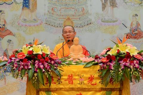 佛教-续圣法师应邀于宝陀讲寺作《简说普陀山佛教史》专题讲座