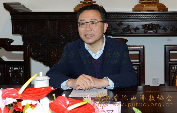 佛教-普陀山佛教协会举行观音圣坛施工总承包及室内设计合同签约仪式