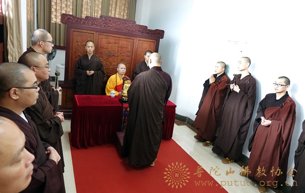 佛教-如义法师应邀于宝陀讲寺作佛学专题讲座