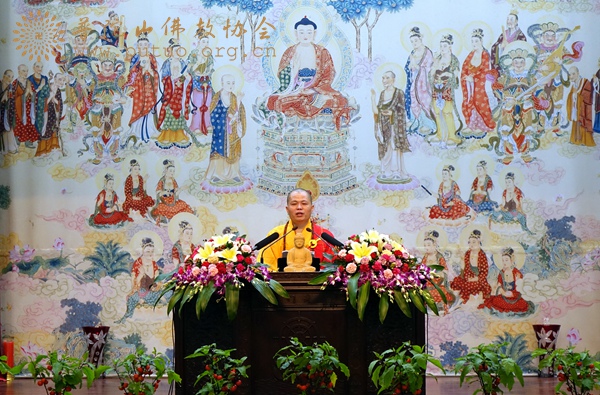 佛教-如义法师应邀于宝陀讲寺作佛学专题讲座