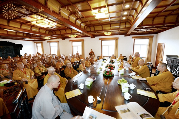 佛教-台湾大岗山法脉一行来山寻根礼祖