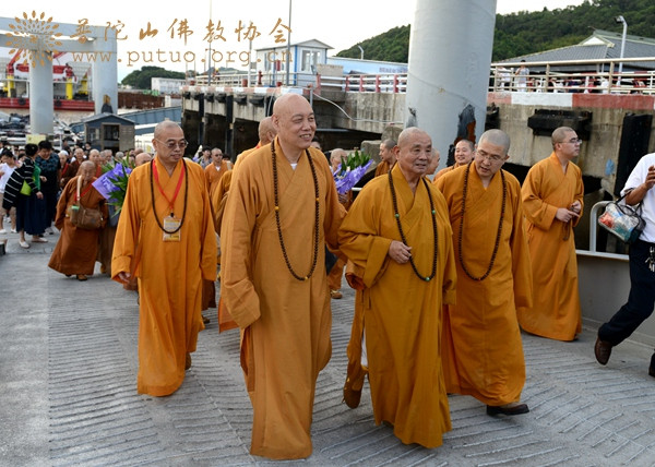 佛教-台湾大岗山法脉一行来山寻根礼祖