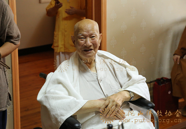 佛教-会长道慈大和尚一行赴宁波妙音精舍看望道生长老