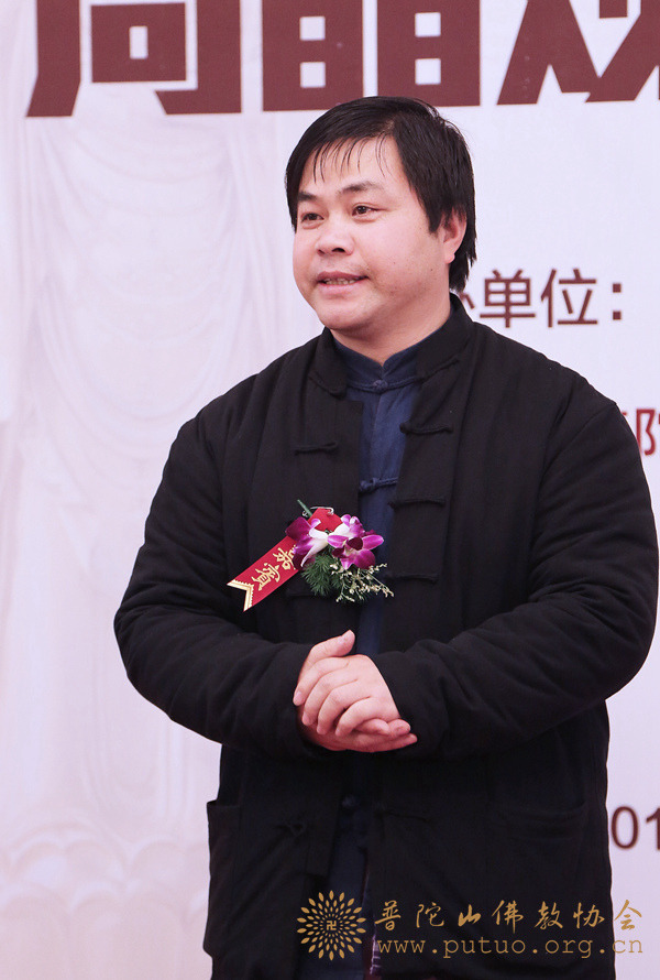 佛教-“潮音墨润·周晶观音绘画艺术展” 在学院参学会馆隆重开展