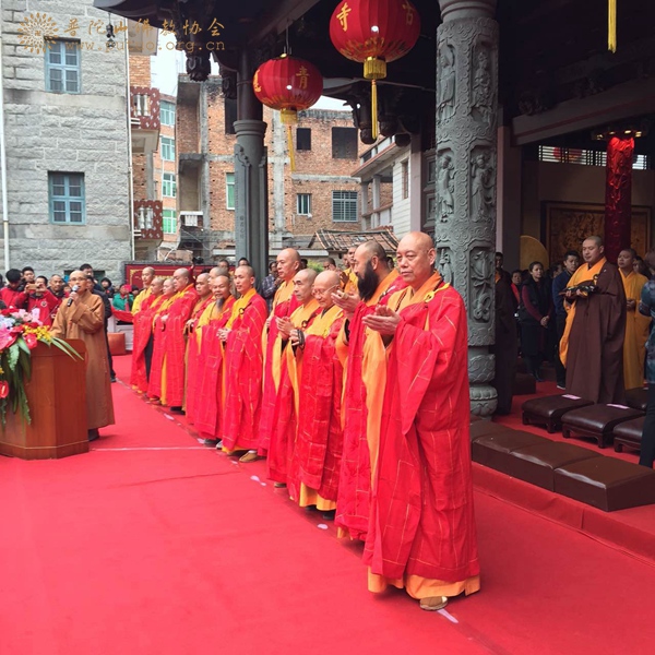 千手观音-会长道慈大和尚出席福建泉州青莲寺千手观音菩萨开光庆典法会