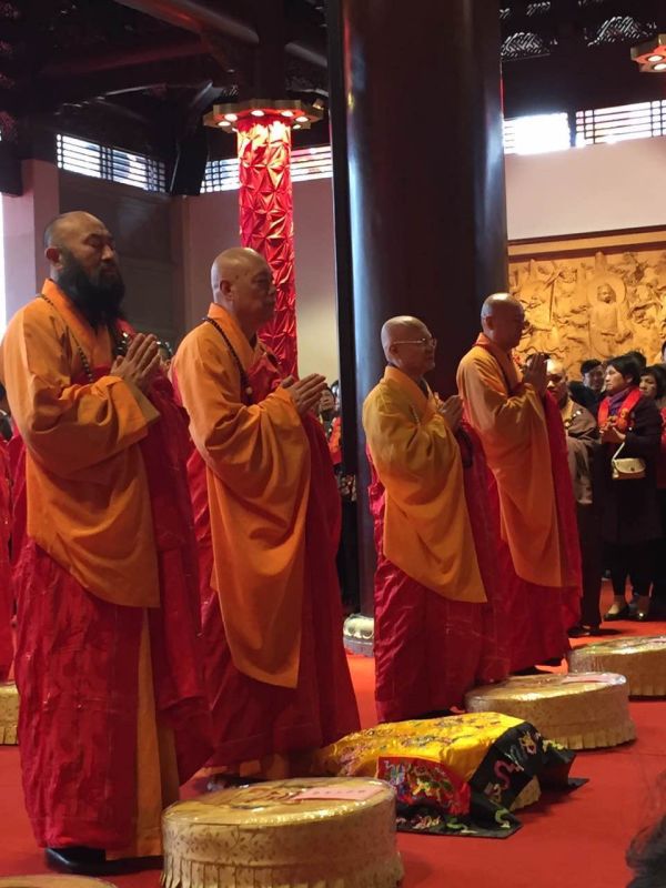 千手观音-会长道慈大和尚出席福建泉州青莲寺千手观音菩萨开光庆典法会