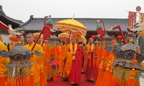 佛像-本会会长道慈大和尚一行应邀出席大慈禅寺落成暨佛像开光庆典法会