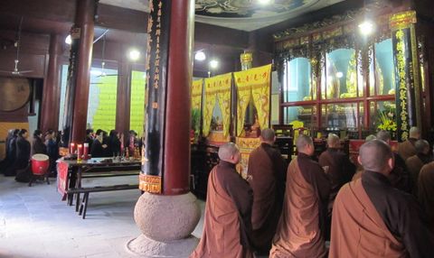 圣诞节-喜迎阿弥陀佛圣诞普济禅寺举行“弥陀七”法会