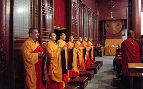 冬至-适逢辛卯年冬至普济禅寺隆重施放七大士焰口