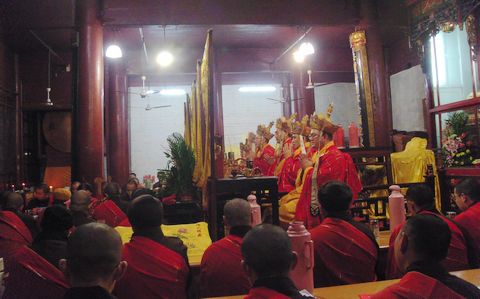 冬至-适逢辛卯年冬至普济禅寺隆重施放七大士焰口
