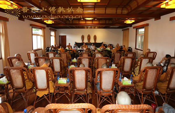 佛教-普陀山佛教协会召开全山寺院（单位）安全工作会议