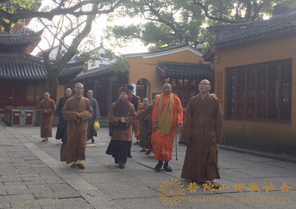 佛教-会长道慈大和尚会见越南佛教教会代表团一行