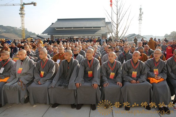 佛教-会长道慈大和尚一行出席浙江佛学院成立大会