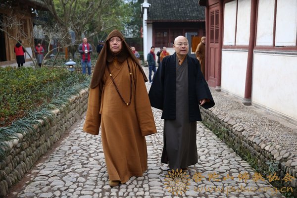 佛教-会长道慈大和尚一行受邀出席武义县延福寺修复工程竣工庆典