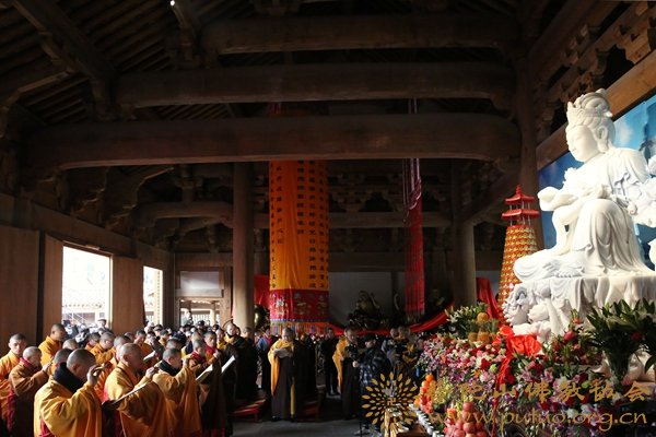 佛教-会长道慈大和尚一行受邀出席武义县延福寺修复工程竣工庆典