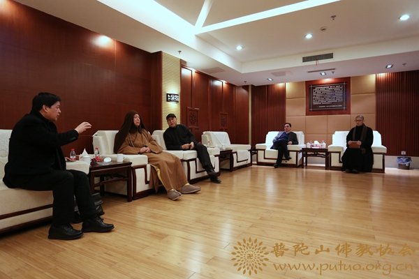 研究生-会长道慈大和尚出席中国佛学院普陀山学院2017年春季开学典礼