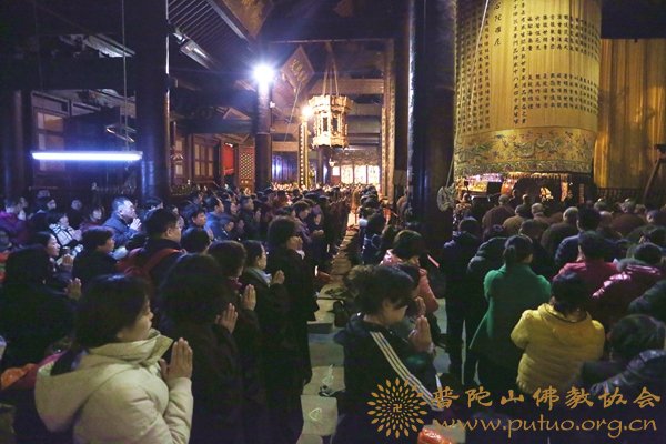 观音-普济禅寺丁酉年二月十九观音香会期进香活动安全有序