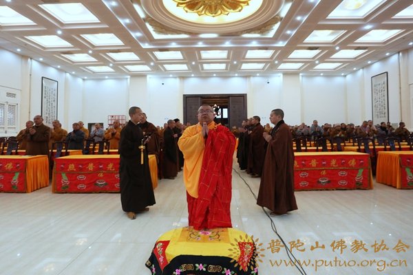 佛教-圆慈法师应邀于宝陀讲寺作《成功人士与伏心至要》佛学专题讲座